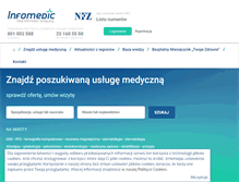 Tablet Screenshot of infomedic.pl
